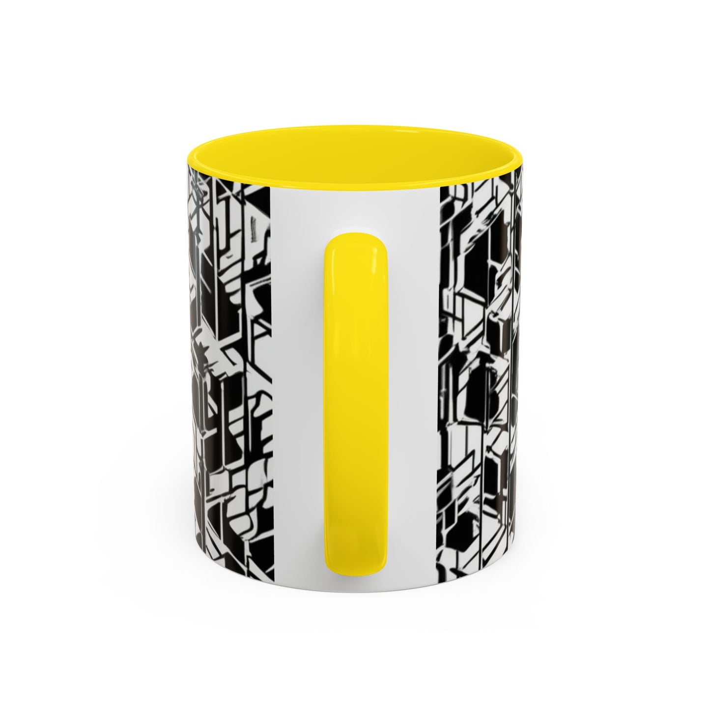 boostlete-field-day-pattern-micro-blueprint-0927 — Accent Mug 11/15oz