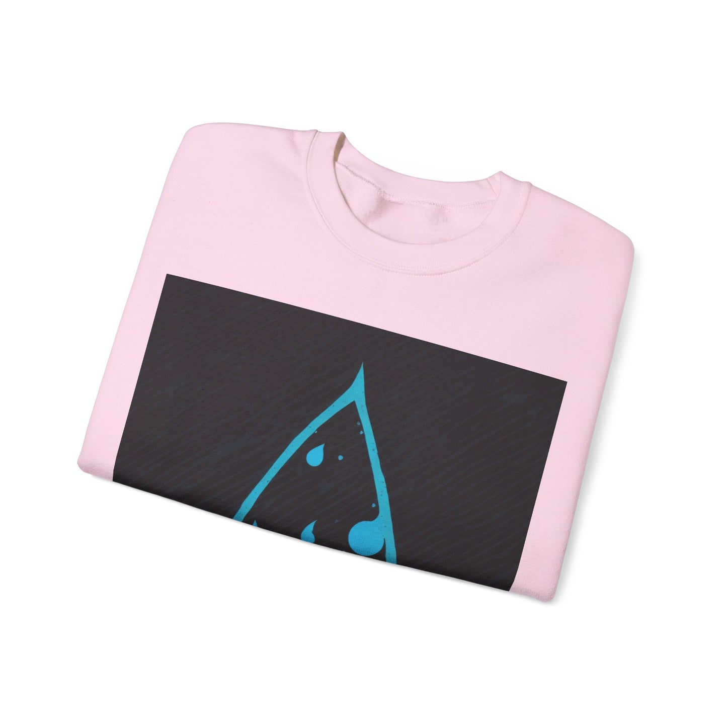 boostlete-iron-intent-icon-water-grainy-vector-0762 — Unisex Heavy Blend Crewneck (G18000)