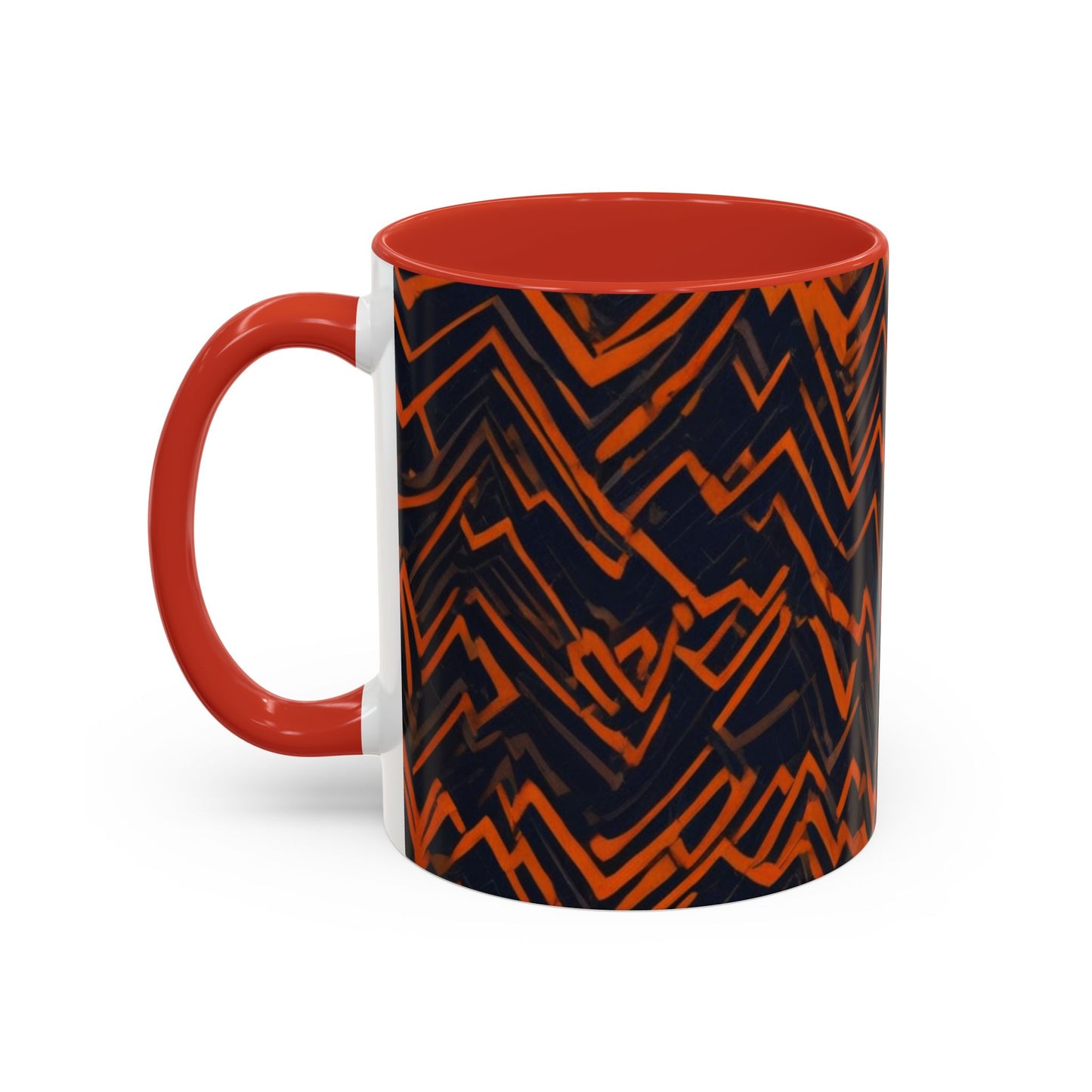 boostlete-rise-grind-pattern-ekg-modern-0155 — Accent Mug 11oz/15oz