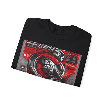 boostlete-field-day-type-chase-capacity-big-monoline-0813 — Unisex Heavy Blend Crewneck (G18000)
