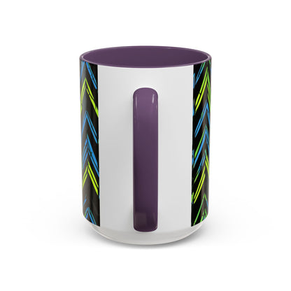 boostlete-mile-by-mile-pattern-chevron-monoline-0051 — Accent Mug 11oz/15oz