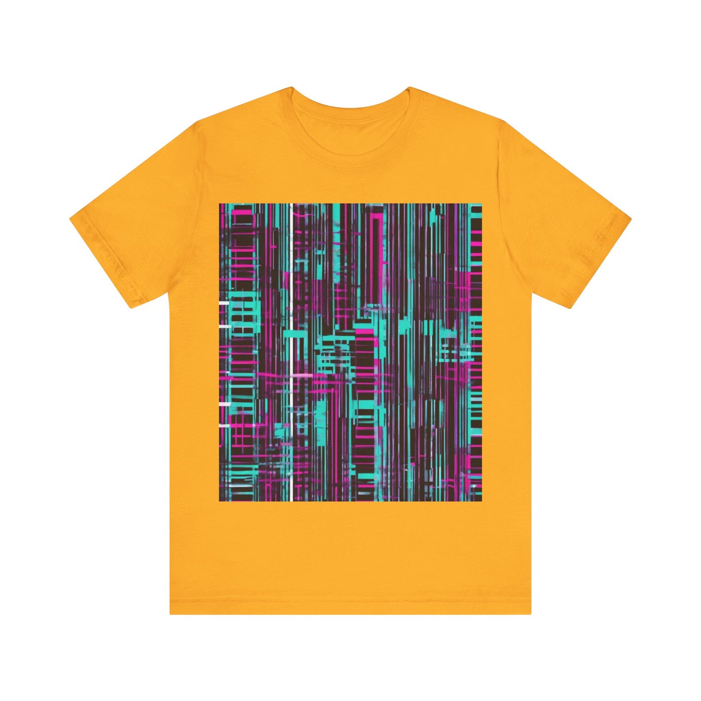 boostlete-field-day-pattern-barcode-retro-0275 — Unisex Jersey Short Sleeve (B+C 3001)