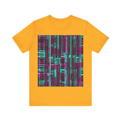 boostlete-field-day-pattern-barcode-retro-0275 — Unisex Jersey Short Sleeve (B+C 3001)
