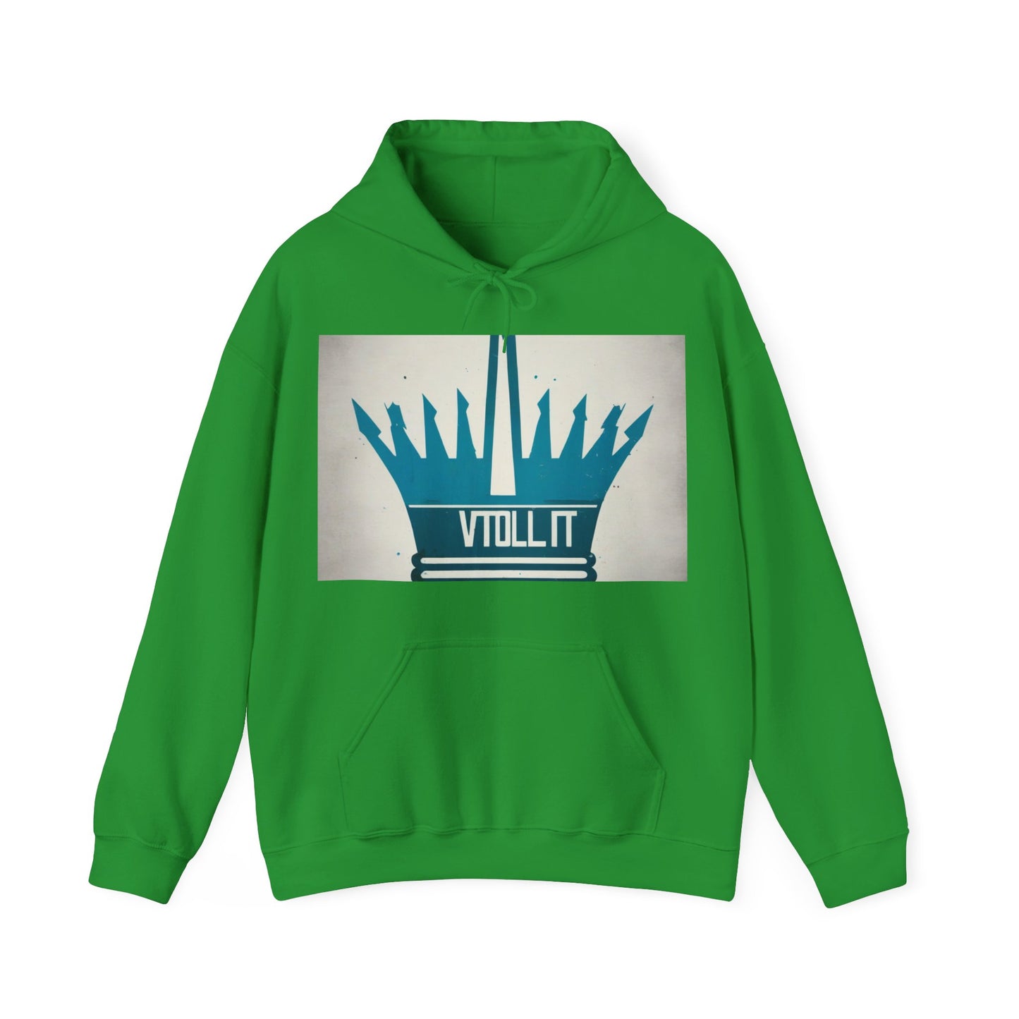 boostlete-am-crew-icon-crown-matte-industrial-0058 — Unisex Heavy Blend Hooded Sweatshirt (Gildan)