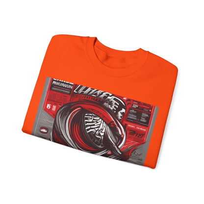 boostlete-field-day-type-chase-capacity-big-monoline-0813 — Unisex Heavy Blend Crewneck (G18000)