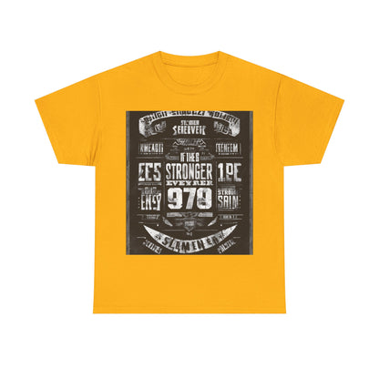 boostlete-rise-grind-type-stronger-every-rep-big-blueprint-0153 — Unisex Heavy Cotton Tee (Gildan 5000)