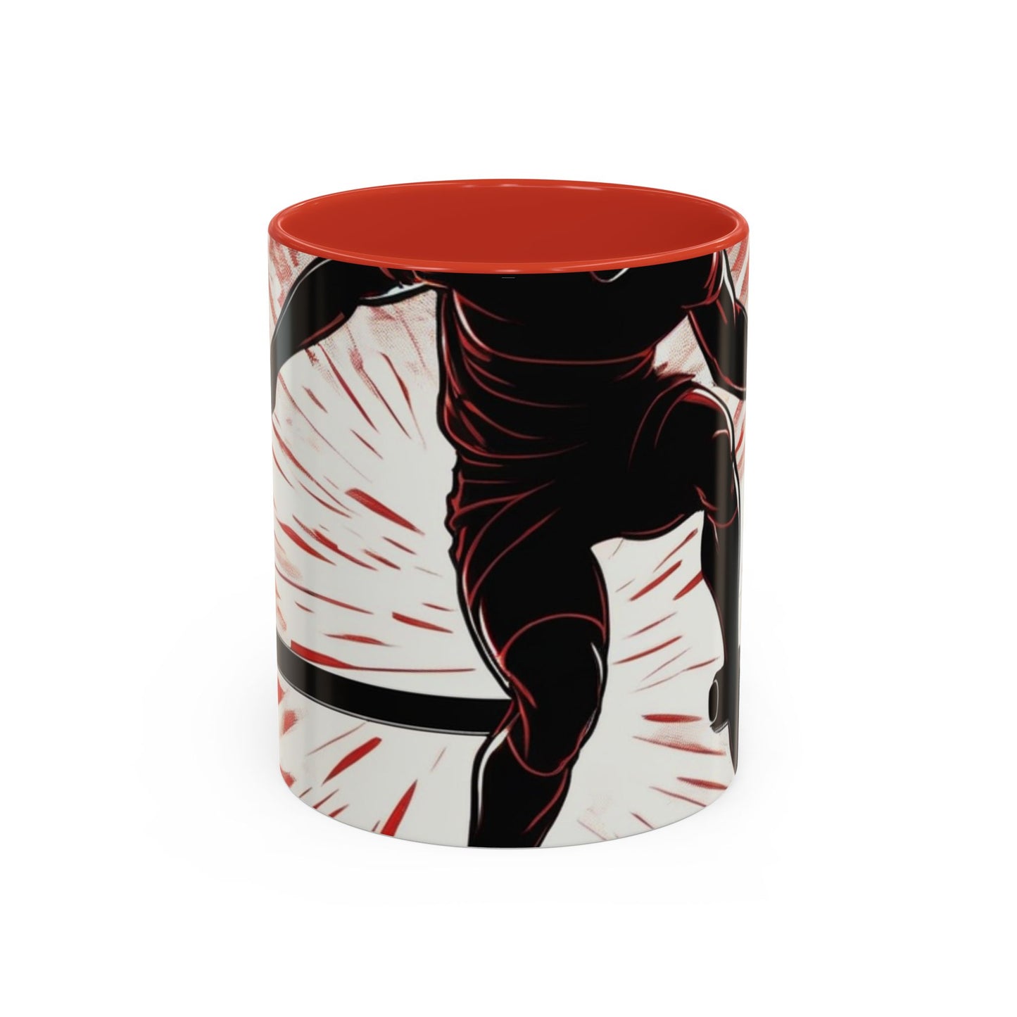 boostlete-recovery-progress-scene-hurdler-halftone-engraved-0212 — Accent Mug 11oz/15oz