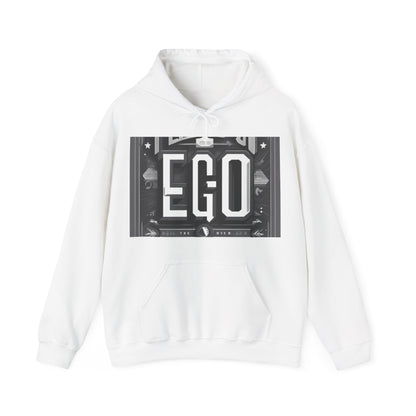 boostlete-mile-by-mile-type-tempo-over-ego-banner-modern-0093 — Unisex Heavy Blend Hooded Sweatshirt (Gildan)