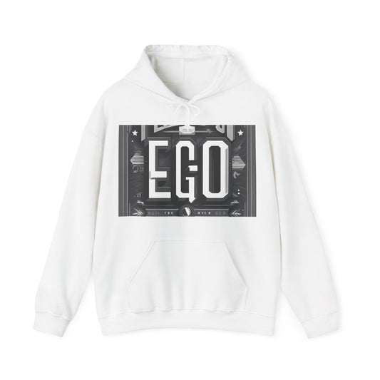 boostlete-mile-by-mile-type-tempo-over-ego-banner-modern-0093 — Unisex Heavy Blend Hooded Sweatshirt (Gildan)