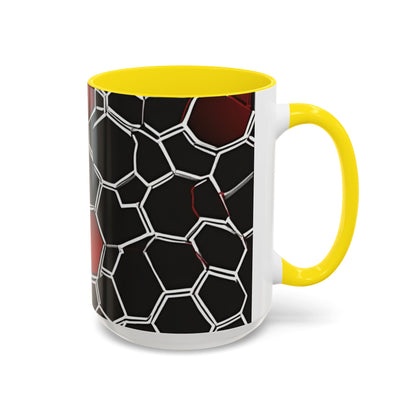 boostlete-quiet-power-pattern-hex-vector-0039 — Accent Mug 11/15oz
