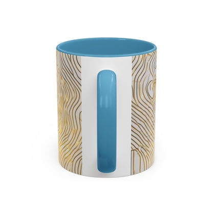 boostlete-iron-intent-scene-lunge-neon-line-art-0392 — Accent Mug 11/15oz