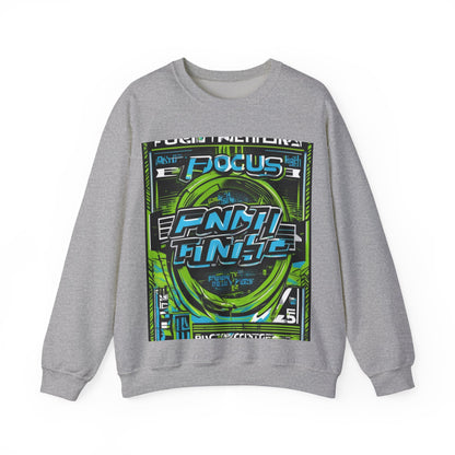 boostlete-iron-intent-type-focus-finish-big-retro-0177 — Unisex Heavy Blend Crewneck Sweatshirt (Gildan)
