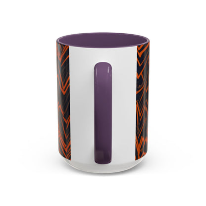 boostlete-rise-grind-pattern-ekg-modern-0155 — Accent Mug 11oz/15oz