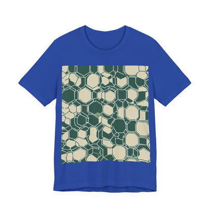 boostlete-iron-intent-pattern-hex-blueprint-0271 — Unisex Jersey Short Sleeve (B+C 3001)