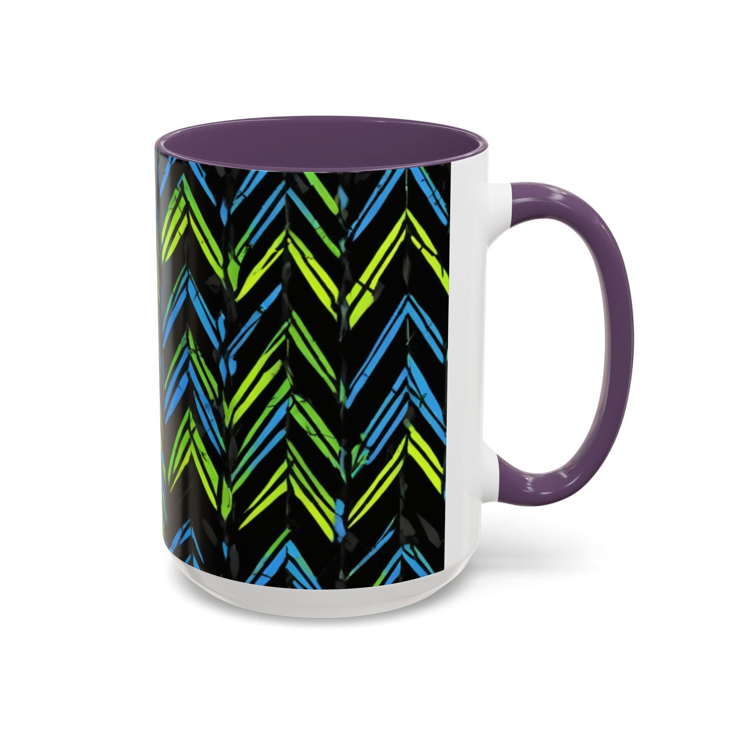 boostlete-mile-by-mile-pattern-chevron-monoline-0051 — Accent Mug 11oz/15oz