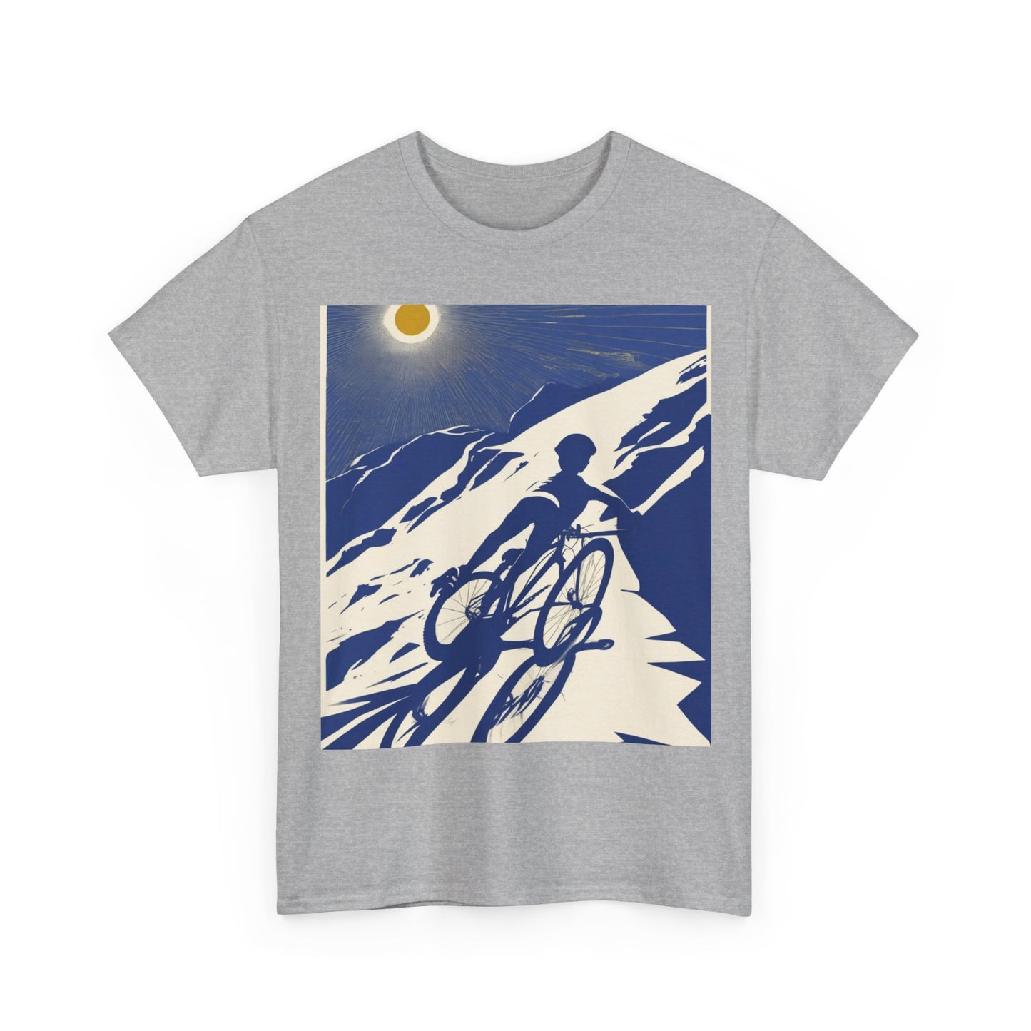 boostlete-am-crew-scene-cyclist-offset-bold-0008 — Unisex Heavy Cotton Tee (Gildan 5000)