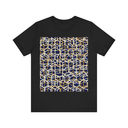 boostlete-am-crew-pattern-hex-industrial-0131 — Unisex Jersey Short Sleeve (B+C 3001)