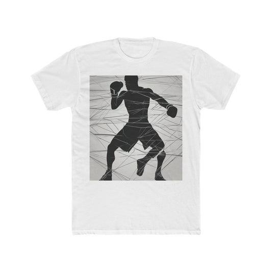 boostlete-mile-by-mile-scene-boxer-motion-geometric-0028 — Unisex Cotton Crew Tee (NL 3600)
