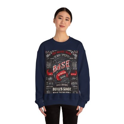 boostlete-boost-mode-type-build-the-base-micro-industrial-0785 — Unisex Heavy Blend Crewneck (G18000)