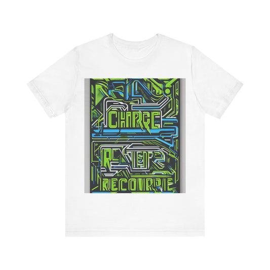 boostlete-pr-season-type-charge-train-recover-outline-over-solid-geometric-0129 — Unisex Jersey Short Sleeve (B+C 3001)