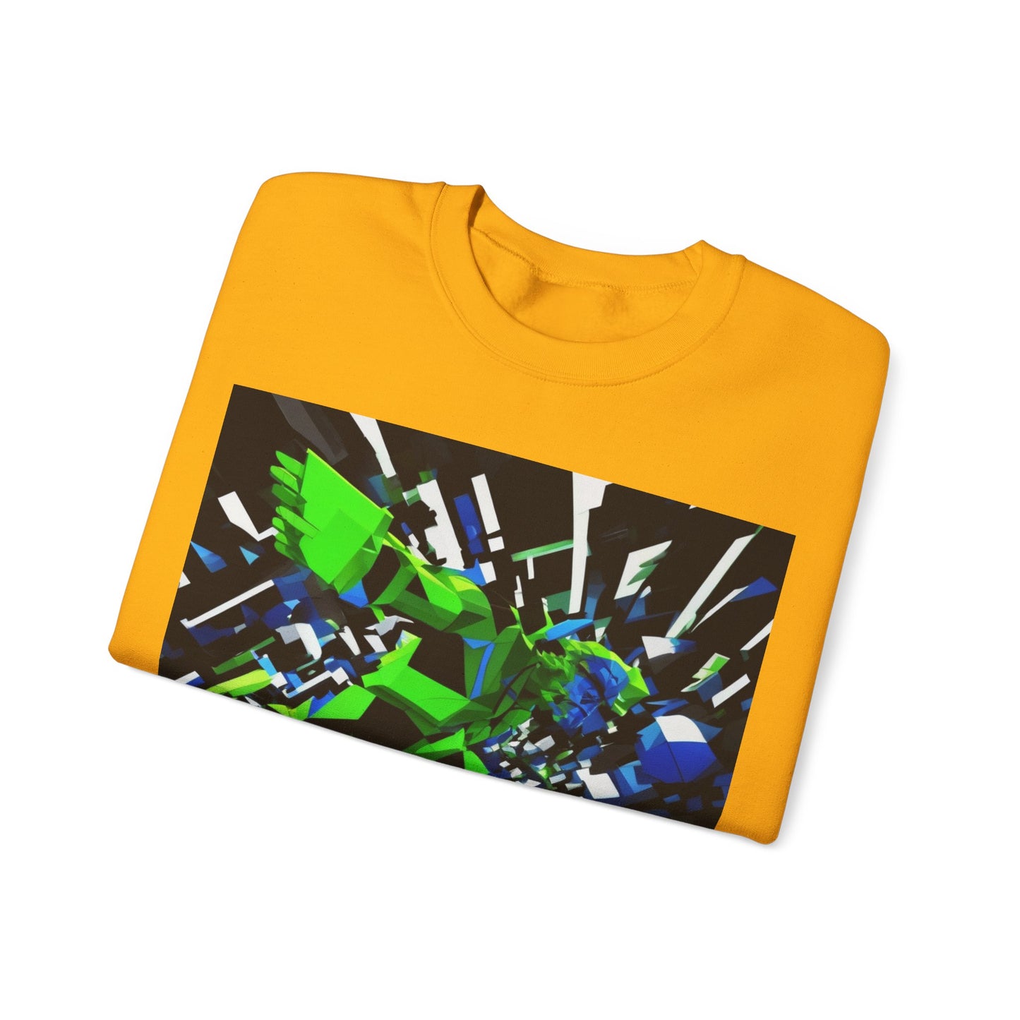 boostlete-pr-season-scene-sprinter-3d-geometric-0896 — Unisex Heavy Blend Crewneck (G18000)