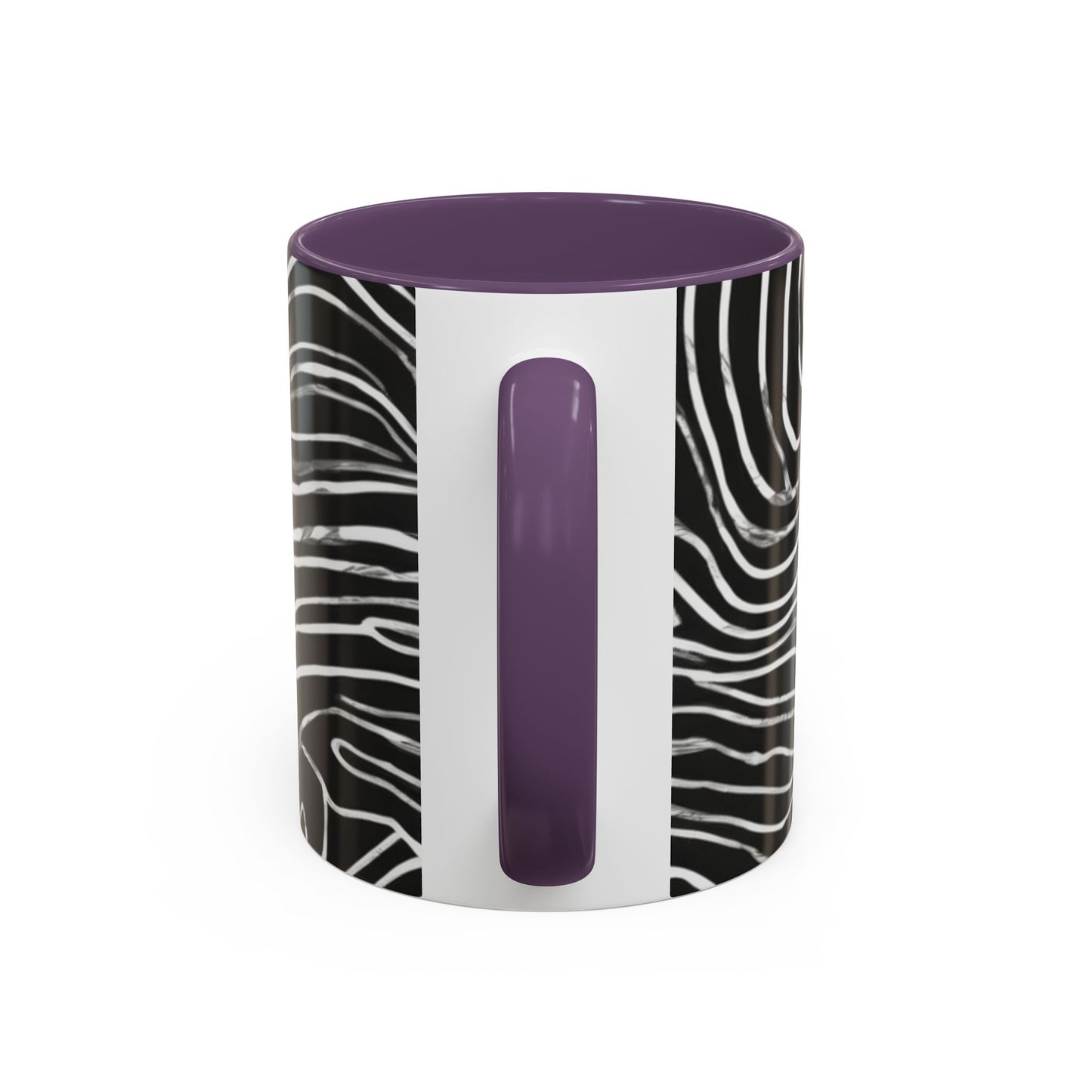 boostlete-field-day-pattern-topographic-badge-0307 — Accent Mug 11oz/15oz