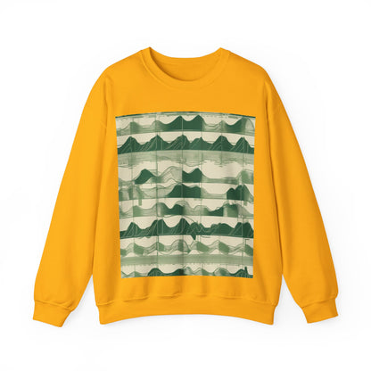 boostlete-mile-by-mile-pattern-audio-blueprint-0971 — Unisex Heavy Blend Crewneck (G18000)