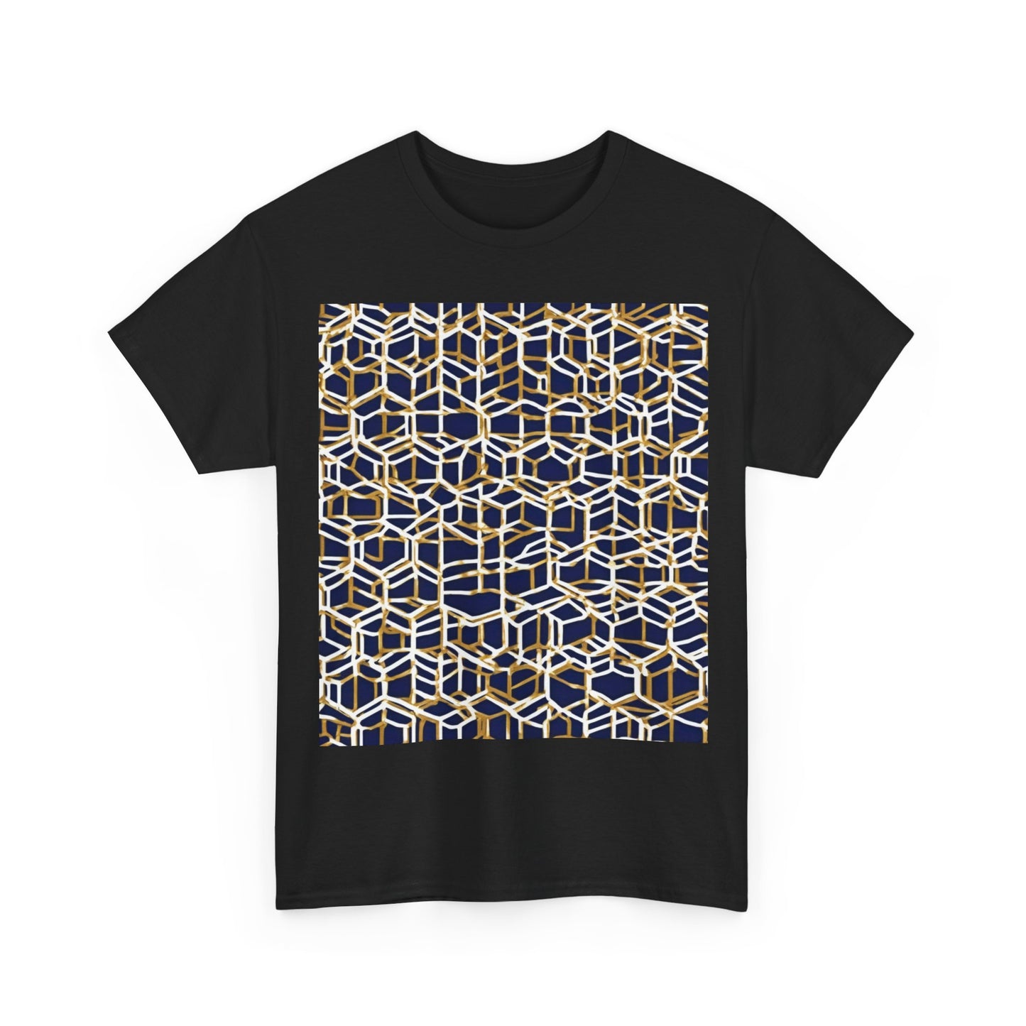 boostlete-am-crew-pattern-hex-industrial-0131 — Unisex Heavy Cotton Tee (Gildan 5000)