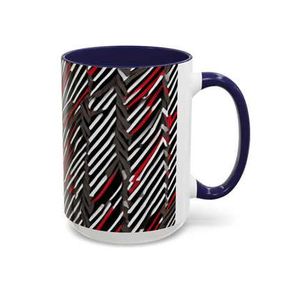 boostlete-field-day-pattern-diagonal-paper-0287 — Accent Mug 11oz/15oz