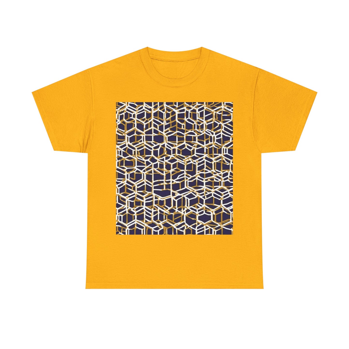 boostlete-am-crew-pattern-hex-industrial-0131 — Unisex Heavy Cotton Tee (Gildan 5000)