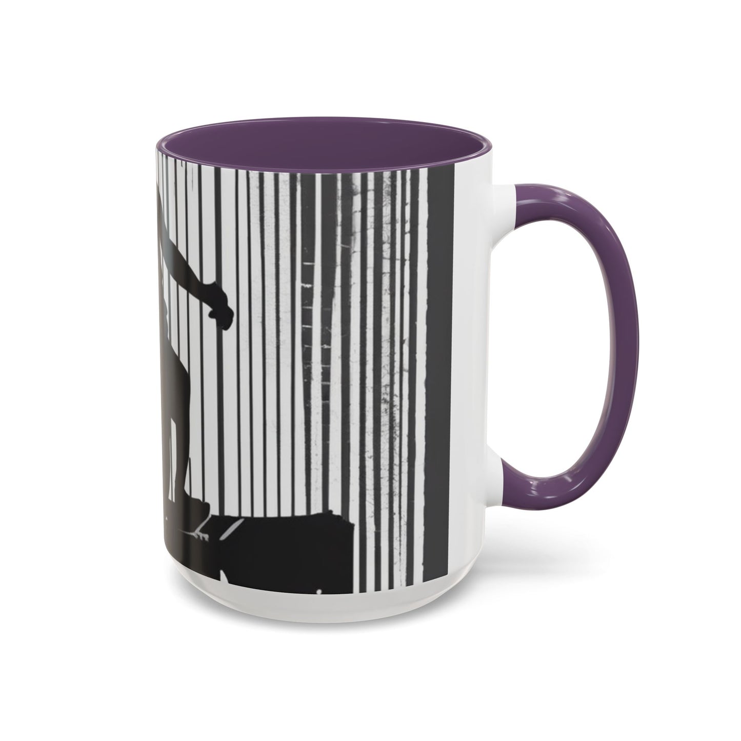 boostlete-am-crew-scene-hurdler-halftone-badge-0956 — Accent Mug 11/15oz