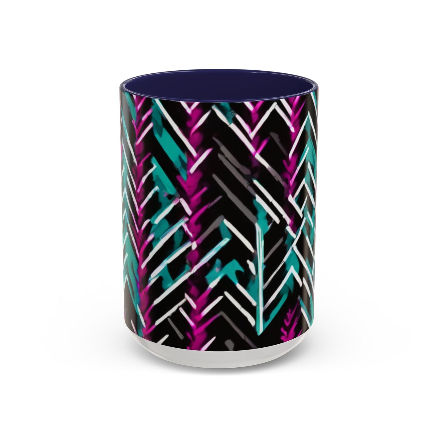 boostlete-recovery-progress-pattern-chevron-retro-0243 — Accent Mug 11/15oz