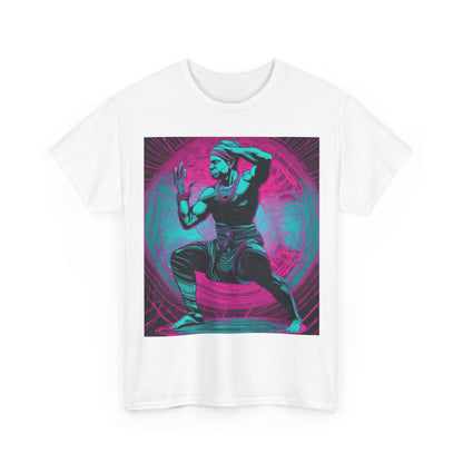 boostlete-rise-grind-scene-yogi-motion-line-art-0240 — Unisex Heavy Cotton Tee (Gildan 5000)