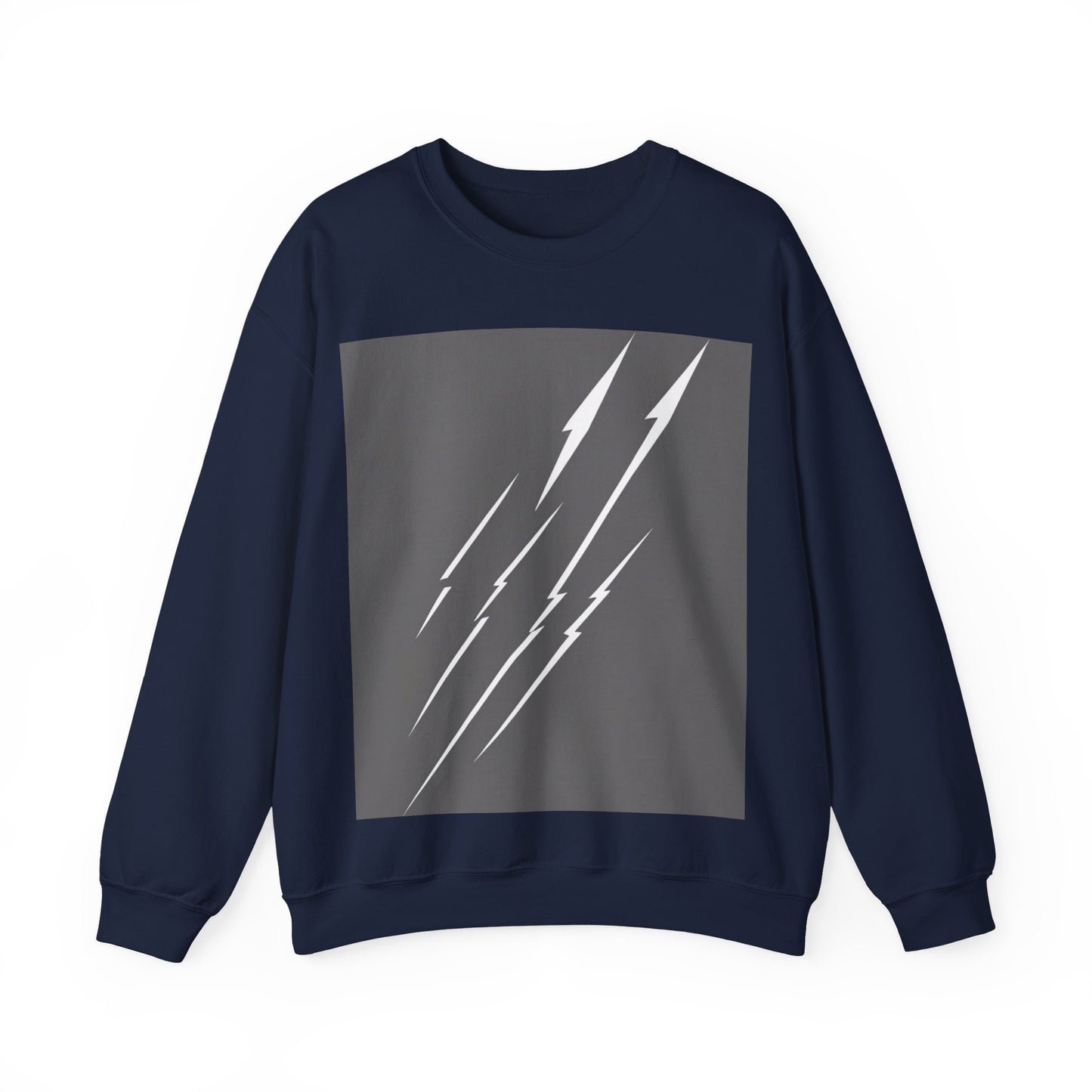 boostlete-boost-mode-icon-lightning-soft-industrial-0446 — Unisex Heavy Blend Crewneck (G18000)