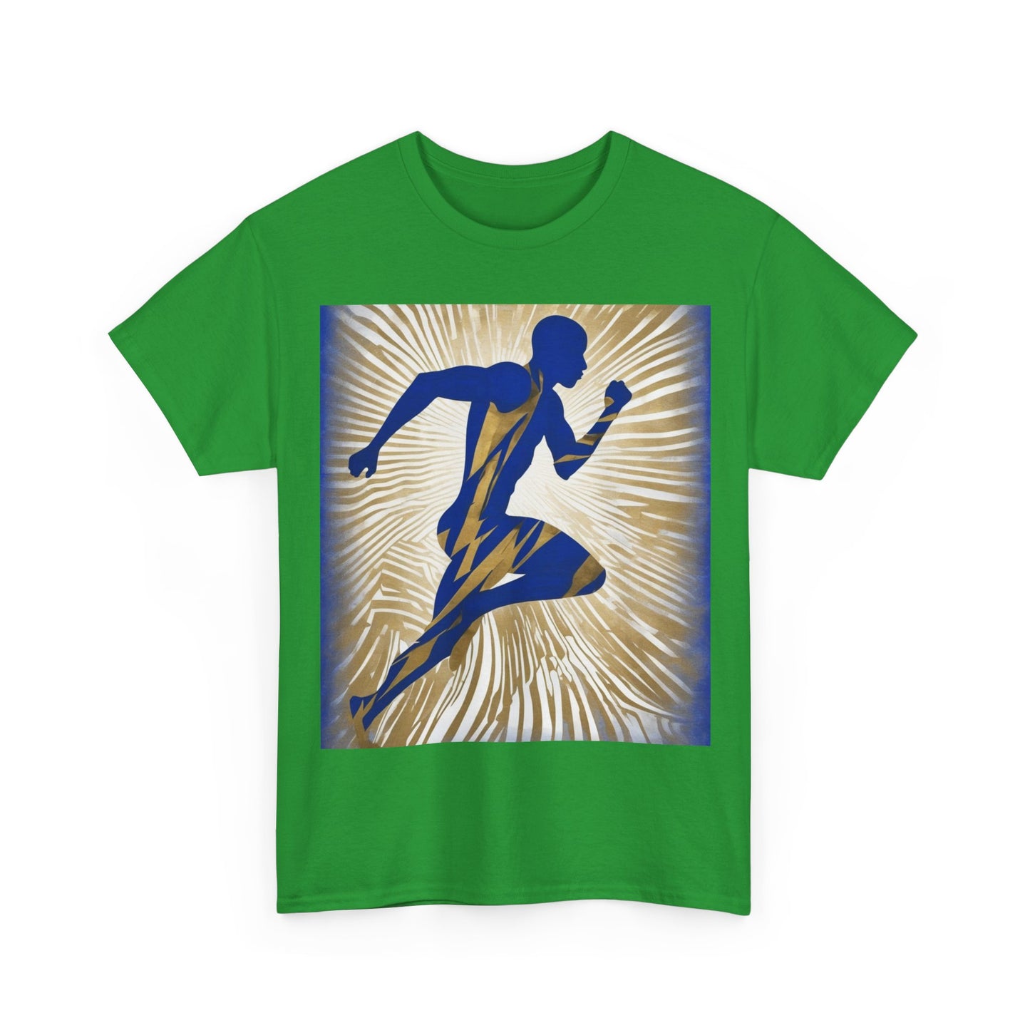 boostlete-field-day-scene-sprinter-motion-paper-0496 — Unisex Heavy Cotton Tee (Gildan 5000)