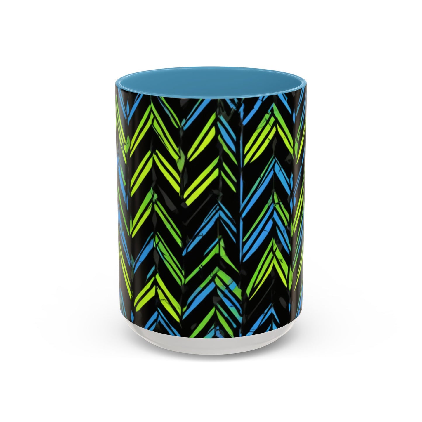 boostlete-mile-by-mile-pattern-chevron-monoline-0051 — Accent Mug 11oz/15oz