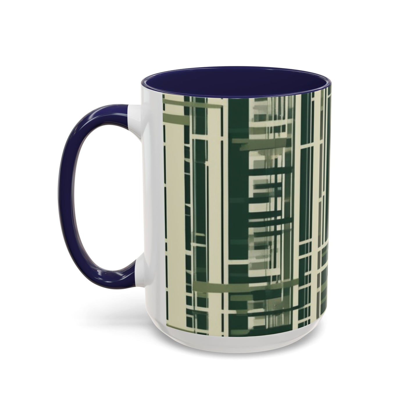 boostlete-quiet-power-pattern-barcode-blueprint-0167 — Accent Mug 11/15oz