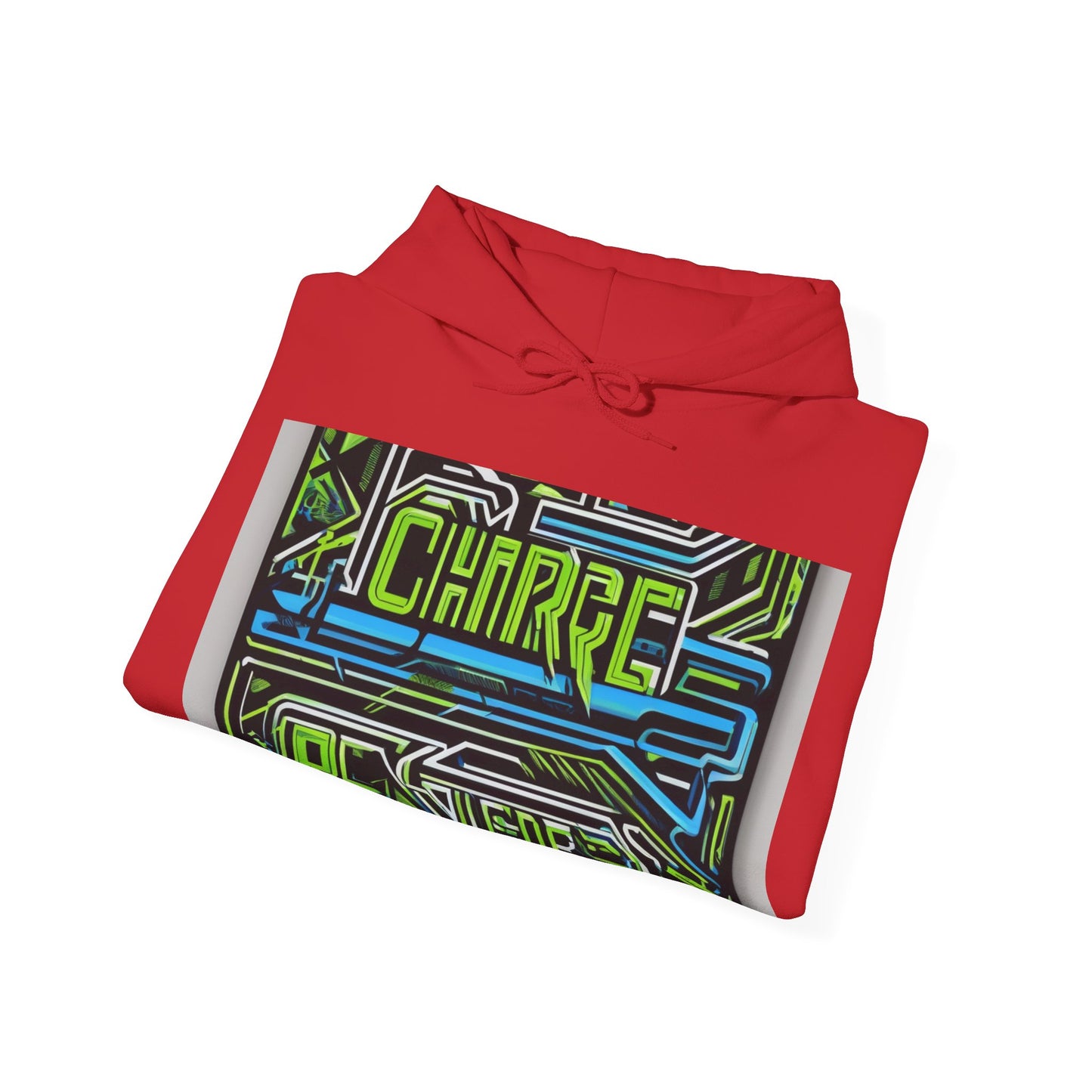 boostlete-pr-season-type-charge-train-recover-outline-over-solid-geometric-0129 — Unisex Heavy Blend Hooded Sweatshirt (Gildan)