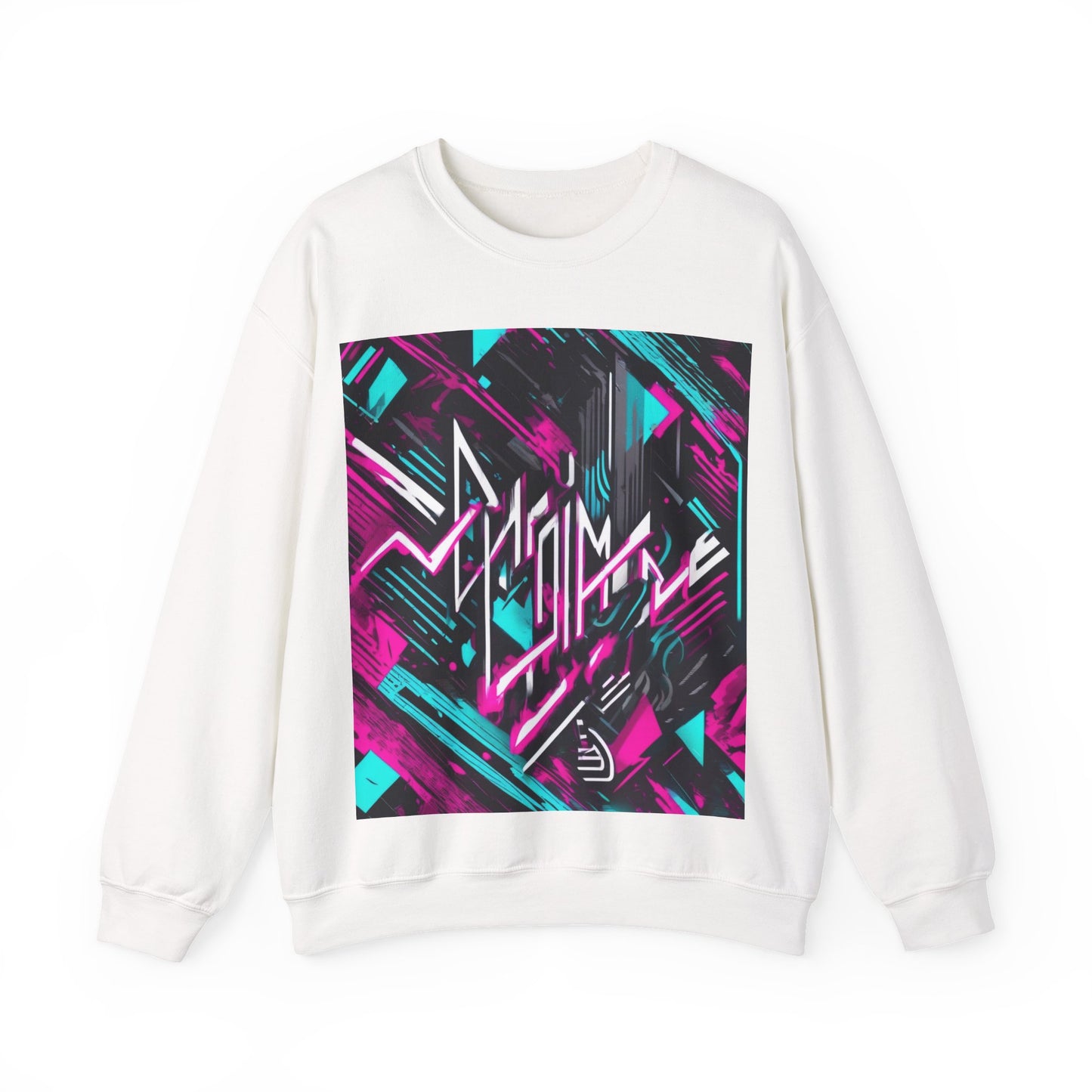 boostlete-recovery-progress-type-momentum-over-mood-diagonal-vector-0213 — Unisex Heavy Blend Crewneck Sweatshirt (Gildan)