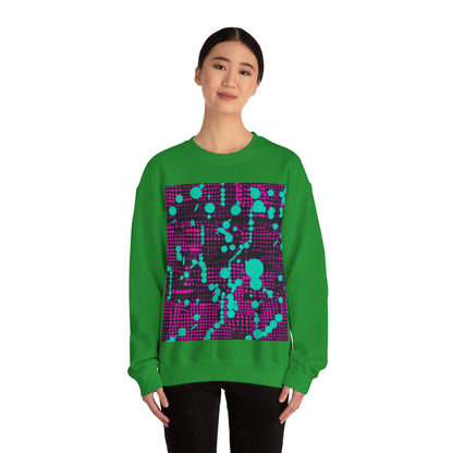 boostlete-pr-season-pattern-dotted-retro-0891 — Unisex Heavy Blend Crewneck (G18000)