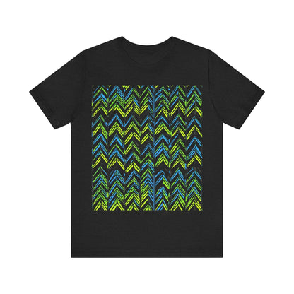 boostlete-mile-by-mile-pattern-chevron-monoline-0051 — Unisex Jersey Short Sleeve (B+C 3001)