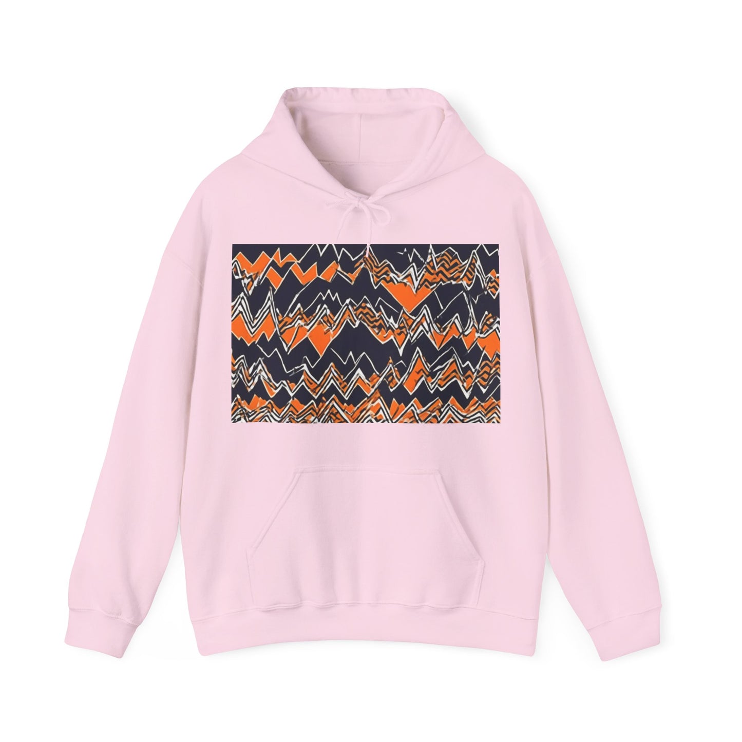 boostlete-headspace-pattern-ekg-industrial-0559 — Unisex Heavy Blend Hoodie (G18500)