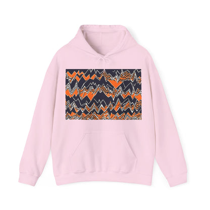 boostlete-headspace-pattern-ekg-industrial-0559 — Unisex Heavy Blend Hoodie (G18500)