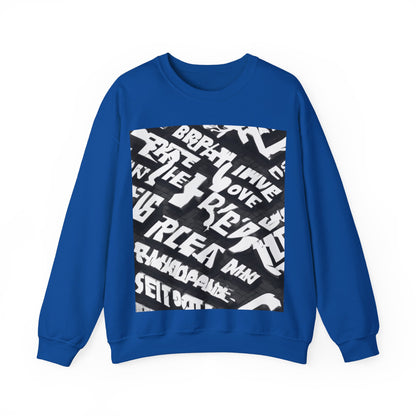 boostlete-pr-season-type-breathe-move-repeat-split-isometric-0017 — Unisex Heavy Blend Crewneck Sweatshirt (Gildan)
