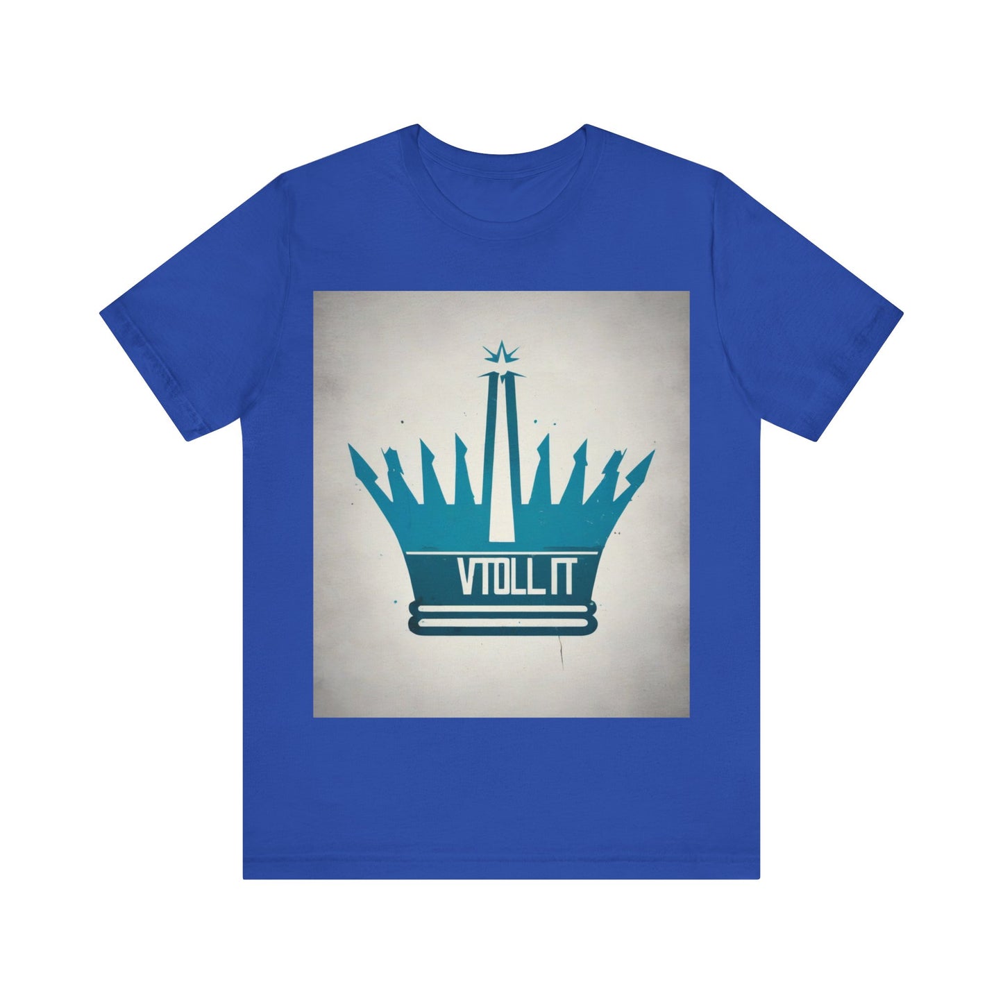 boostlete-am-crew-icon-crown-matte-industrial-0058 — Unisex Jersey Short Sleeve (B+C 3001)