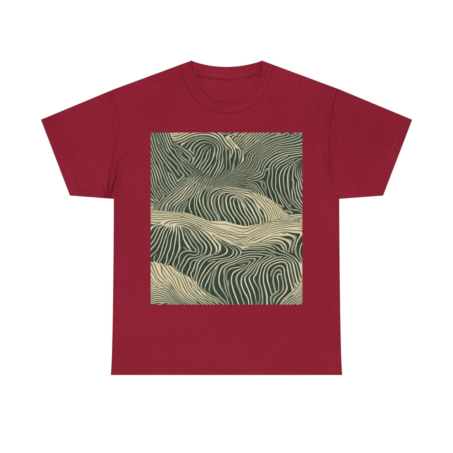 boostlete-rise-grind-pattern-topographic-modern-0403 — Unisex Heavy Cotton Tee (Gildan 5000)