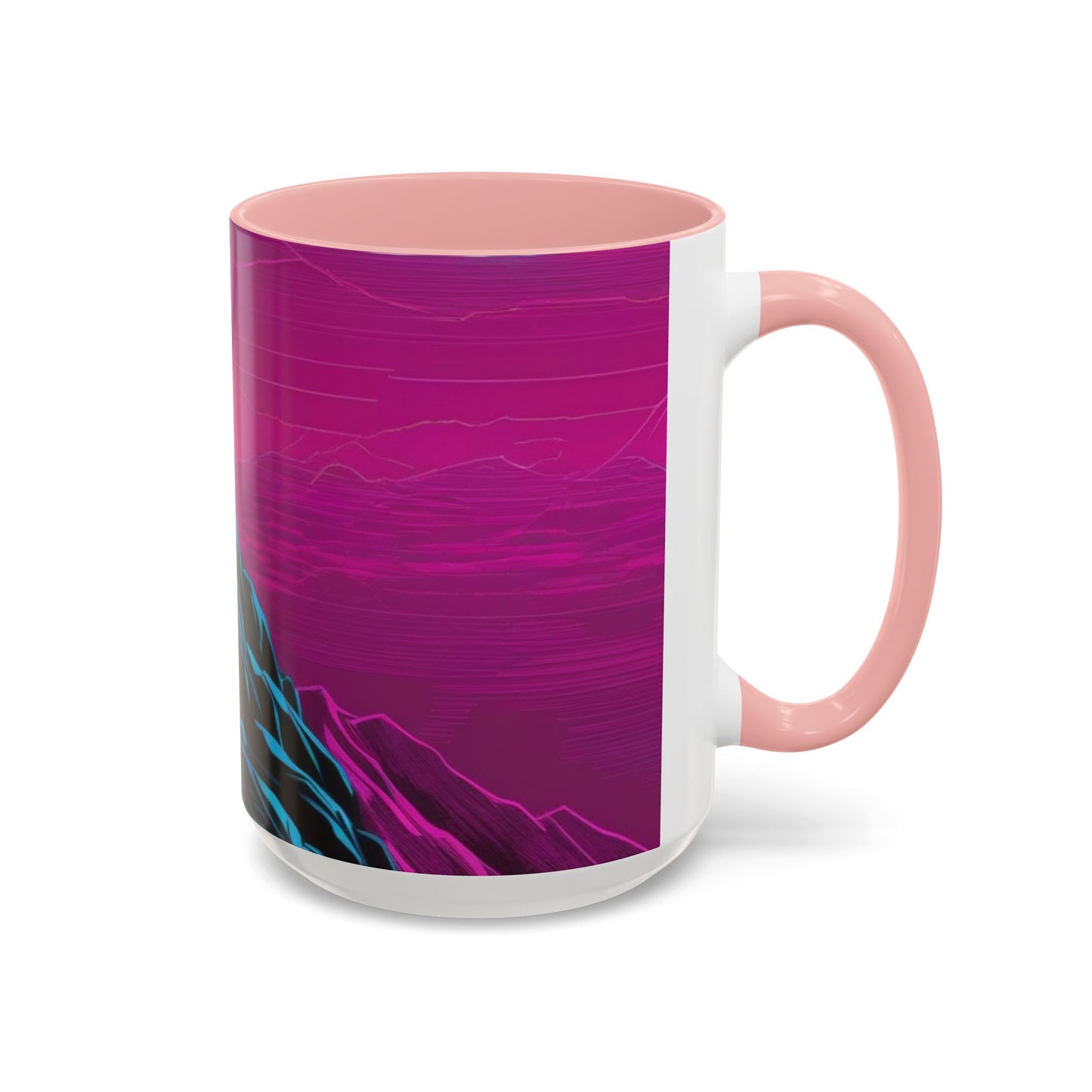 boostlete-boost-mode-scene-trail-neon-blueprint-0832 — Accent Mug 11/15oz