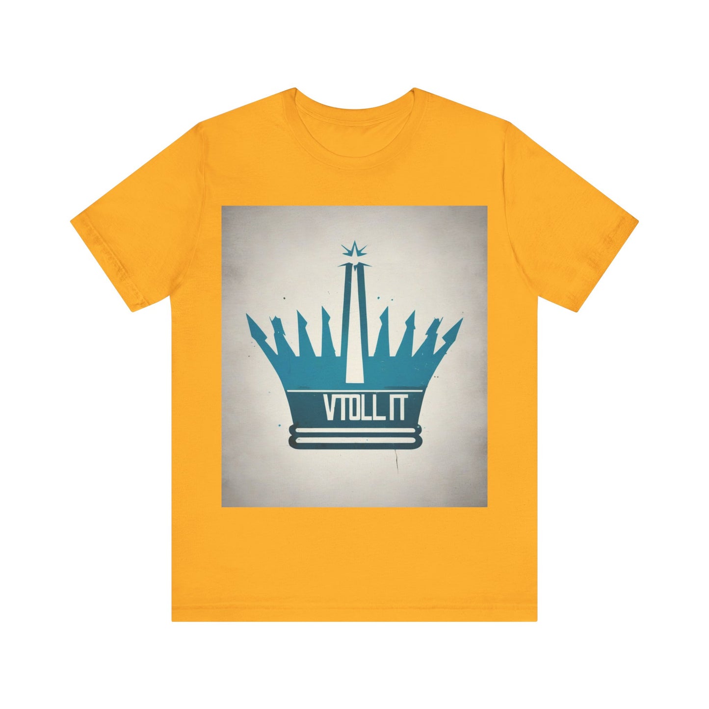 boostlete-am-crew-icon-crown-matte-industrial-0058 — Unisex Jersey Short Sleeve (B+C 3001)