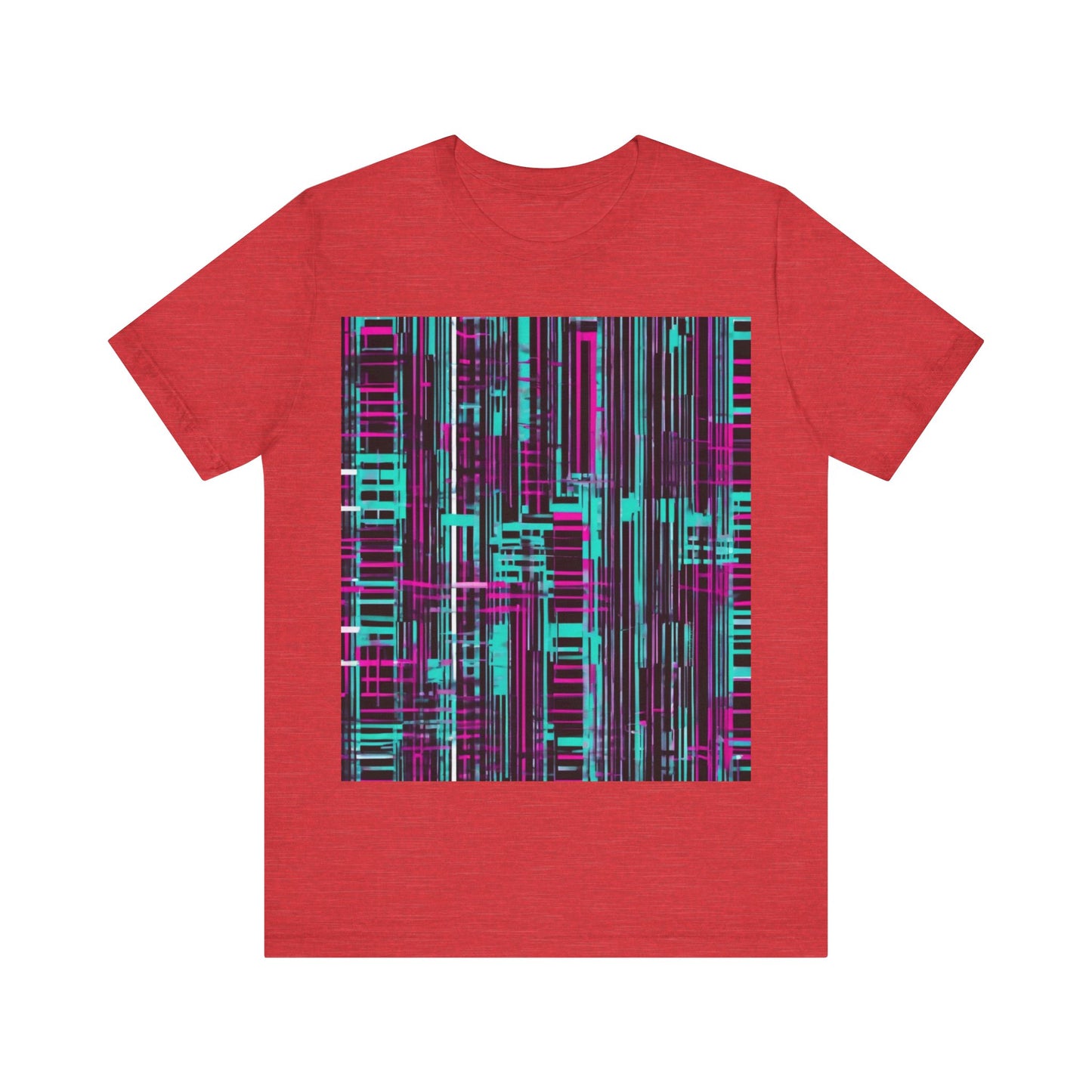 boostlete-field-day-pattern-barcode-retro-0275 — Unisex Jersey Short Sleeve (B+C 3001)