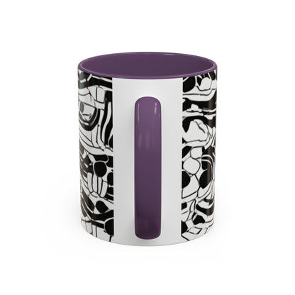boostlete-rise-grind-pattern-dotted-line-art-0483 — Accent Mug 11/15oz